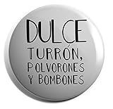 Respaldo de metal HippoWarehouse Dulces, Turrón, Polvorones Y Bombones Placa 50mm