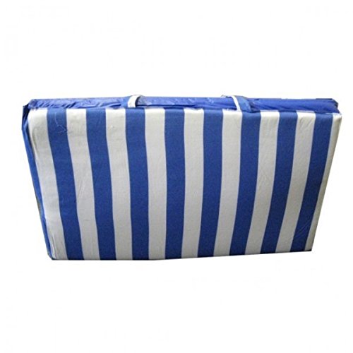 Faltbare Strandmatte mit Tragegriff 190x54 gepolstert BLAU Badematte Strand Sand Urlaub