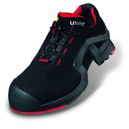 Uvex 1 Sicherheitshalbschuh S3 8516.2 Weite 11 44 Schwarz/Rot
