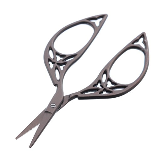 Souarts 1 Vintage Titanium Schere Deko Scrapbooking Basteln Kunsthandwerk - 2