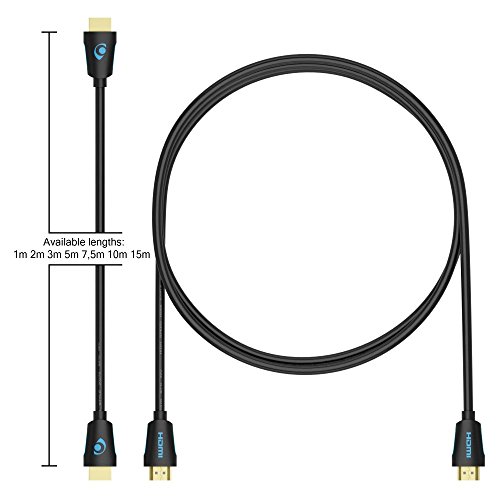 15m – delightable24 Ultra HD HDMI 4k Kabel 1.4a | 4K kompatibel | 3D | Full HD 1080p | ARC | Highspeed Kabel mit Ethernet – 15 Meter - 2