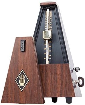 Mechanical Metronome Audible Click & Bell Ring for Guitar, Bass, Piano, Violin