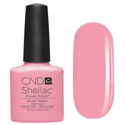 CND Shellac Nail Polish, Choose from Over 60+ colours,Top Coat & Base Coat Choose From these Collections Open Road,Forbidden Fall,Sweet Dreams,Summer Splash,Intimates & The New 2014 Paradise Collection. (Blush Teddy (Intimates Collection))