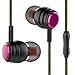 Price comparison product image Earbuds, XuDirect EM13 Wired Earphones with Microphone Line Control In-ear Headphones Pink