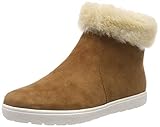 Feines Ziegenveloursleder CAPRICE Damen 26402 Schlupfstiefel, Braun (Nut Suede Comb 360), 38 EU