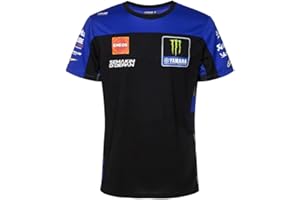 VR46 Replica Team Yamaha Monster T-Shirt Hombre (Pack de 1)