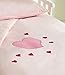 Saplings Pink Young Hearts Cot / Junior Bed Duvet Cover & Pillow Case Set
