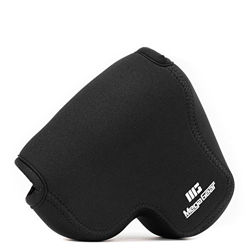 MegaGear Mat  riau L  ger Neoprene Sac photo Housse   tui sacoche pour Nikon P600  Nikon COOLPIX P610  Noir 
