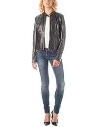 Artigiano della Pelle Cazadora Piel Negro ES 36 (IT 40)