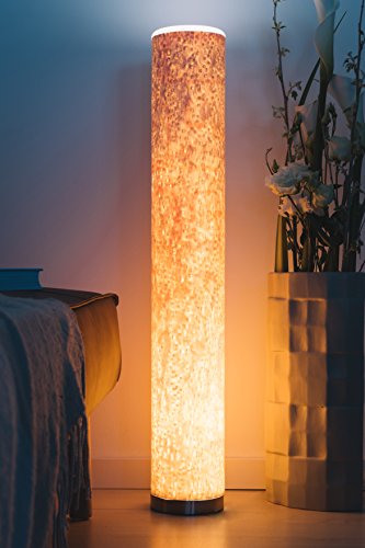 Preisvergleich Produktbild LED Furnier Standleuchte aus italienischem Echtholz Furnier, Elegant, Handgefertigt in Deutschland