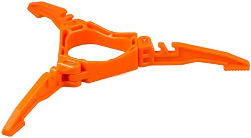 Markmesafe support leg for cartridges, Ultra light and compact canister stand camping supplies, Orange