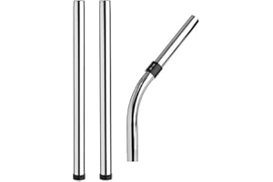 Utiz Numatic 2548037 Lot de tiges pour aspirateur Numatic Hetty 32 mm Chrome Outils pour Numatic Henry Hetty