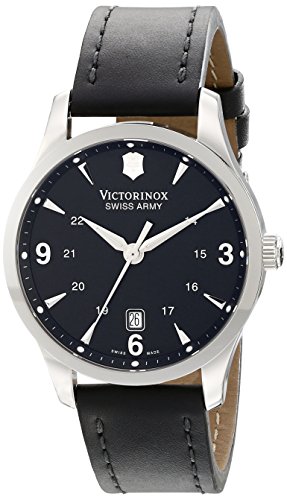 Victorinox Swiss Army HerrenArmbanduhr Analog Quarz Leder 241474 Victorinox Swiss Army HerrenArmbanduhr Analog Quarz Leder 241474