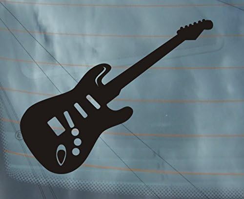 GUITAR vinyl car sticker window bumper decal graphics stickers JDM funny laptop bedroom instrument music
