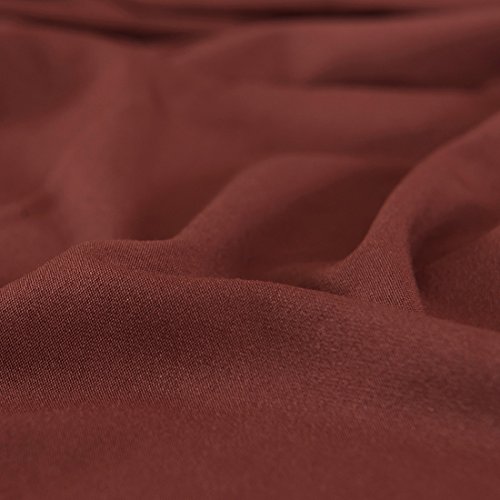 Nibesser Couchhusse Sofabezug Couchbezug Verfügbar in Verschiedenen Größen (2 Sitzer/145-185cm, Kaffeebraun 2) - 4