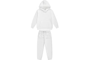 Nyeemya Conjunto de Dos Piezas Unisex Niño Niñas Sudadera Hoodie Sweatshirt y Pantalones de chándal Running Jogger Pants Invierno Otoño Outfits