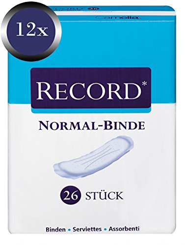 Camelia Record Binden, 4er Pack (4 x 26 Stück)