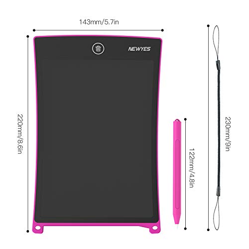 Tablets de Escritura LCD eWriter 8,5 Pulgadas En casa Oficina Escritura Pizarra Regalos para Niños - NEWYES