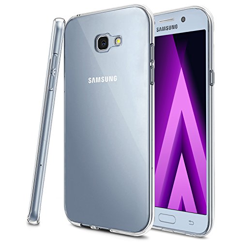 Samsung Galaxy A5 (2017) Hülle, KKtick Transparente Kratzfeste Schutzhülle Crystal Clear Bumper Premium TPU Silikon Durchsichtige Handyhülle für Samsung Galaxy A5 (2017) 5.2 Zoll Case Cover