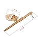 Natural Body brush long-handled wooden with detachable Head, natural Bristles