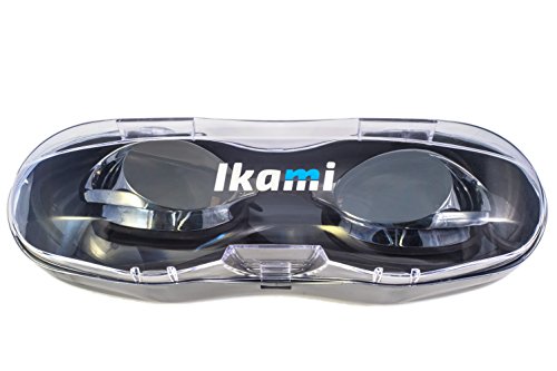 IKAMI »Mana« schwarze Deluxe-Schwimmbrille | Verspiegelt | Überragend in Sicht- und Tragekomfort | 100% Antibeschlag + UV-Schutz | Damen, Herren & Kinder | Perfekt für Triathlon & Wettkampf - 3