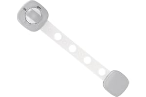 LacyMC Chiusure Sicurezza Bambini-Grigio,Blocca Cassetti per Bambini,Serrature di Sicurezza per Bambini,Chiudi Ferma Cassetti Sicurezza,per Armadi, Cassetti, Frigorifero