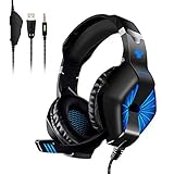Gaming Headset, ELEGIANT Gaming Kopfhörer Bügelkopfhörer Over Ear Headphone LED 