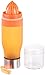 Produktbild Rosenstein & Söhne Fruchtbehälter: Trinkflasche, Zitruspresse & Kräuterwasser-Bereiter, BPA-frei, orange (Trinkflasche mit Zitronenpresse)