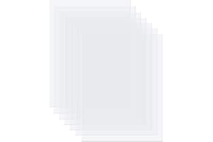 HY-STORE 12 Pcs 0.25mm Transparent A4 Mylar Sheet 30.5 x 21.7 cm Mylar Blank Stencil Sheets Perspex Clear Acrylic Plastic Sheet for Crafts Painting DIY Stencil Cutting