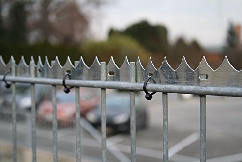 50m Bandstacheldraht auf der Rolle S-Draht Natodraht Stacheldraht 30mm Klingen mit Ösen 0,34€/m - 2