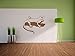Produktbild Kleine Echse Wandtattoo Format: 300x250 mm_a Wandbild, Wandaufkleber, Wandsticker Dekoration für Wohnzimmer, Schlafzimmer und Kinderzimmer