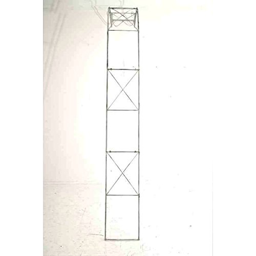 CLP Halbbogen, Rosenbogen EDOARDO halbrund, Eisen, Wand-Rankhilfe Durchganghöhe/-breite: 330 cm / 116 cm antik weiß - 4