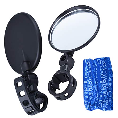 Olycism Bike Rear View Mirror 2pcs 360 Swivel And 180 Desertcart