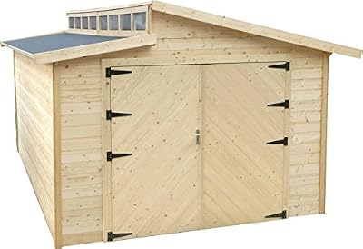SOLID SUPERIA Garage Torino Bois, 360x570x292 cm