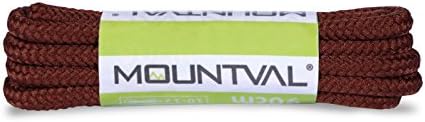 Mountval Laces, Performance Shoe Laces For Hiking And Outdoor Boots, Ultra Strong, Made In Europe, 1 Pair, Multiple Colours And Lengths