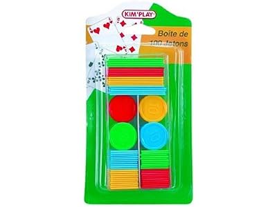 Cofalu Kim'Play - Jeu de voyage - Boite De 100 Jetons