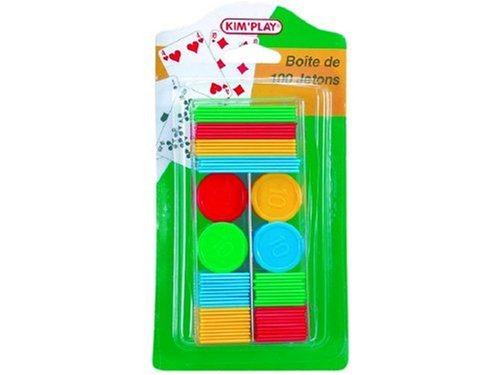 Cofalu Kim'Play - Jeu de voyage - Boite De 100 Jetons