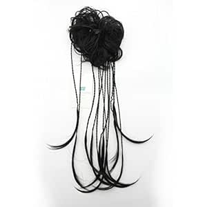 Black 1 Merrylight Scrunchie Hair Extension Ponytail Synthetic