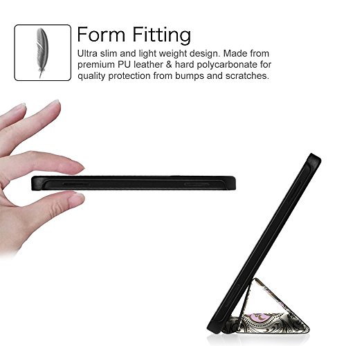 Fintie Samsung Galaxy Tab A 10.1 Hülle – Ultra Schlank Superleicht Ständer Smart Shell Case Cover Schutzhülle Etui Tasche mit Auto Schlaf / Wach Funktion für Samsung Galaxy Tab A 10,1 Zoll T580N / T585N Tablet (2016 Version), Paisleymuster - 5