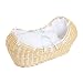 Luxury British Made White Popcorn Fleece Izzy Pod/Noah Pod/Apples and Pears Moses Basket Replacement Covers Dressing