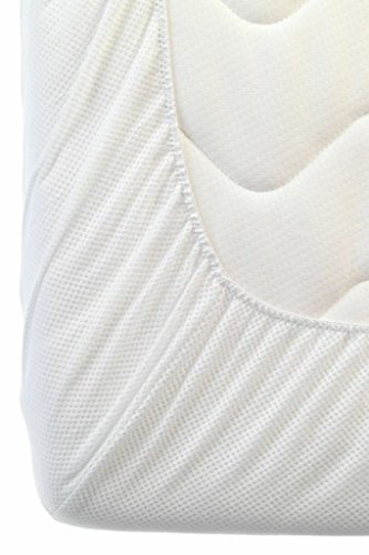 AeroSleep Baby Fitted Sheet, White, 68 x 117 cm