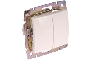 Legrand - 774408 doble conmutador 10ax/250v blanco valena Ref. 6561010036
