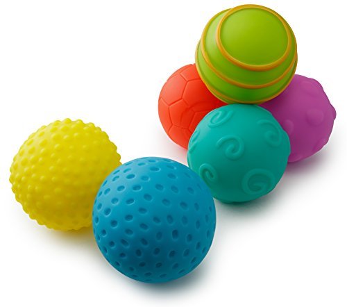 Playkidz Super Durable Paquete de 6 Bolas sensoriales, (3007)