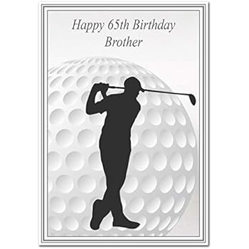 brother 65th birthday card