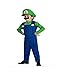 Produktbild DS (GR. 98 - 122) KOSTÜM HELLOWEEN FASCHING *MARIO LUIGI - GRÜN BLAU - GR. 116* -3 TEILE- OVERALL BART MÜTZE