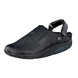  HSM Damen Kellner-Clogs, Gastro, Berufsschuhe, Größe:39; Farbe: Schwarz