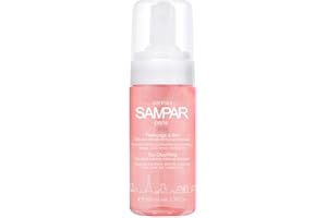 Sampar - Nettoyage à Sec - Mousse Micellaire sans Rinçage - Tous Types de Peaux Démaquillant à 99% d'Origine Naturelle - Visage, Yeux, Lèvres et Waterproof - Flacon Pompe 100ml