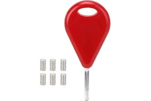 Alomejor Surf Fin Key & Screws for FCS Fins Universal Surfboard Fin Key Surfing Surf Board Spare Parts Accessories