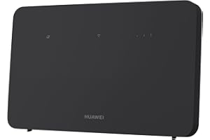 ‎HUAWEI Huawei 4G CPE 5, LTE-WLAN-Router mit 400 Mbit/s, Wi-Fi 6, 4G-Nano-SIM-Steckplatz entsperrt, Keine Konfiguration erforderlich, 128 Geräte verbinden, Visualisierte WLAN-Diagnose, 30 Monate Garantie