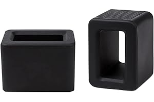 ‎MSAGKAH Msagkah 2 Pack Sicherheitsgurtschnallenhalter, Silikon Auto Sicherheitsgurt Schnalle Booster, Halten Sie die Sicherheitsgurtschnalle Aufrecht und Stabil (Schwarz)